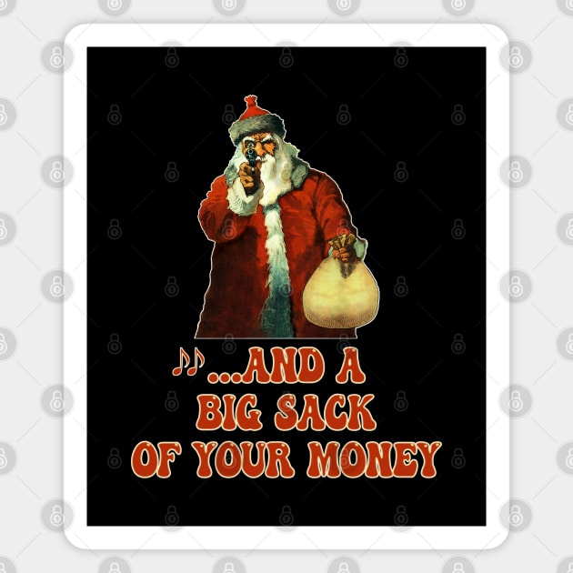 Santa Claus Holiday Funnies …And A Big Sack Of Your Money Magnet by Pattern Plans